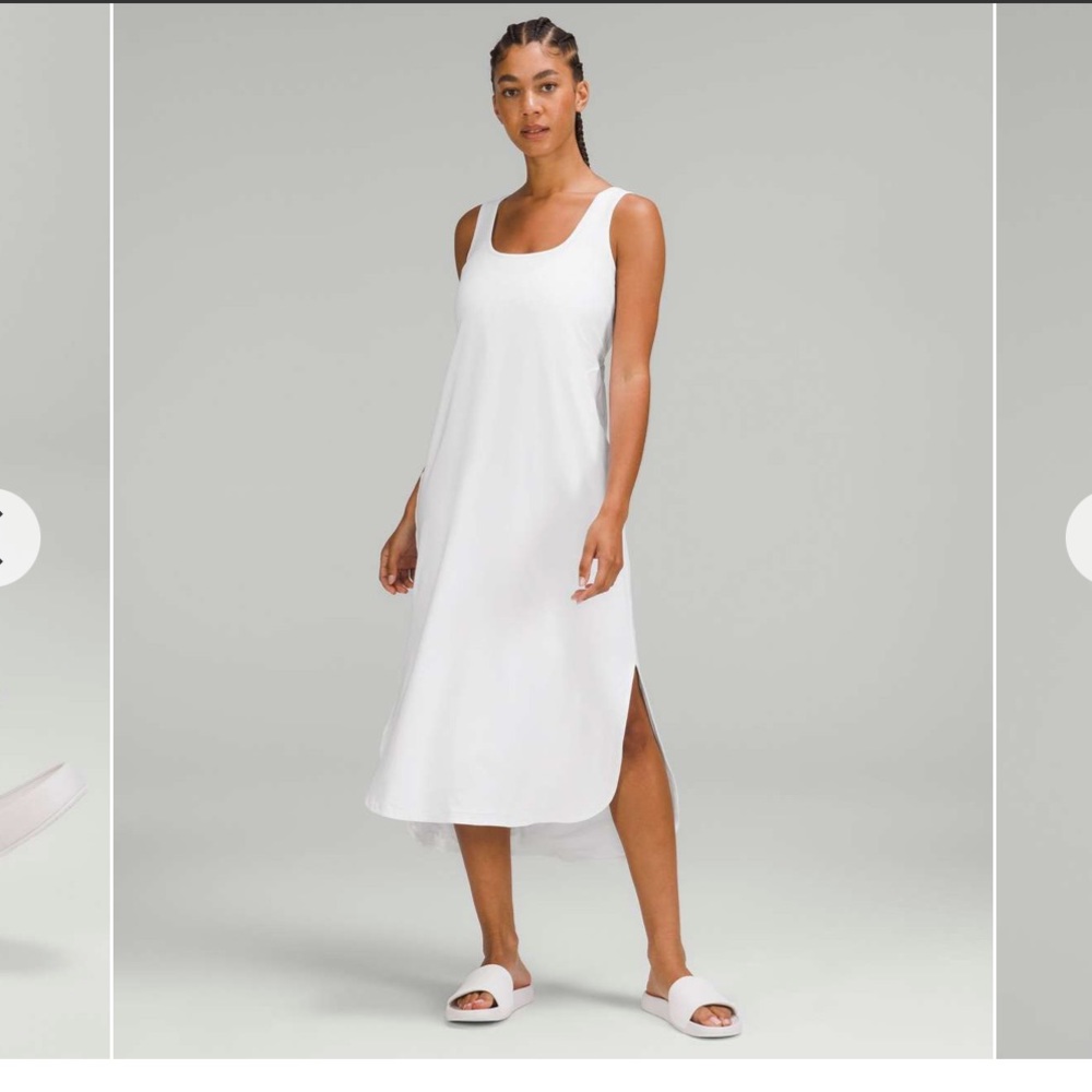 Lululemon Pima Cotton Open Back midi dress. NWT. Size 8